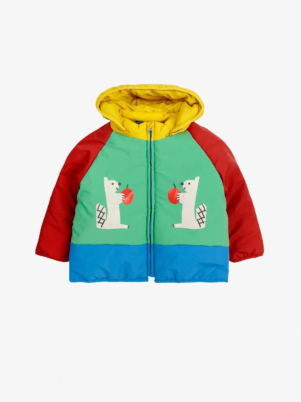 Bobo choses Hungry Squirrel hooded anorak Mejor oferta