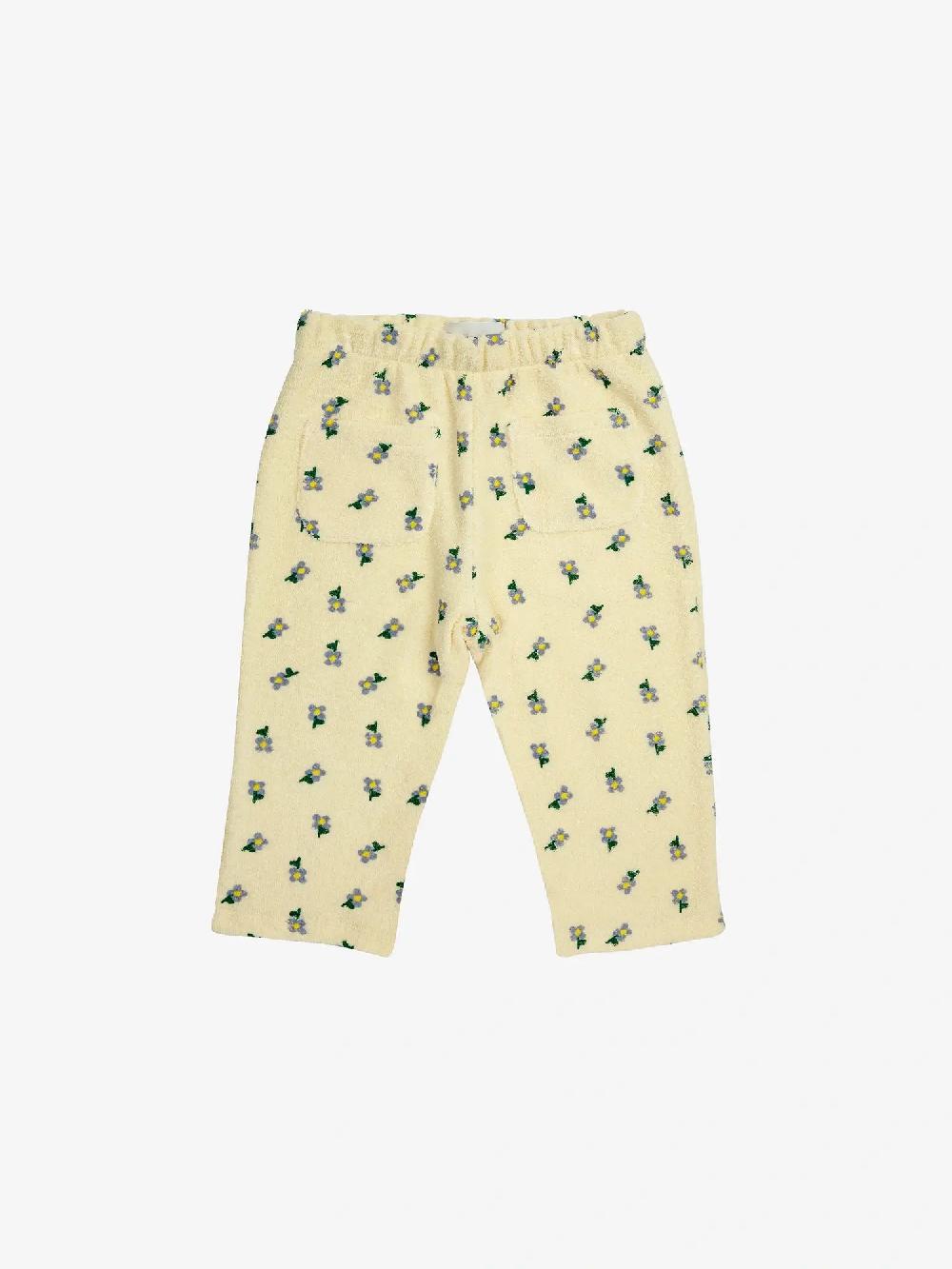 Bobo choses Pansy Flower all over straight jogging pants Promoción trimestral