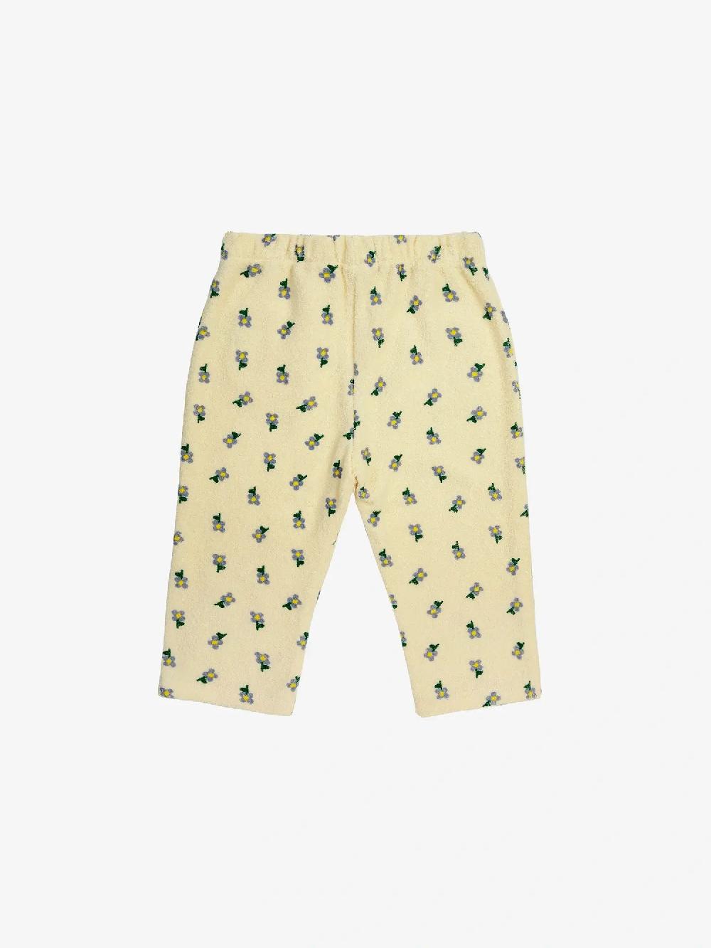 Bobo choses Pansy Flower all over straight jogging pants Promoción trimestral
