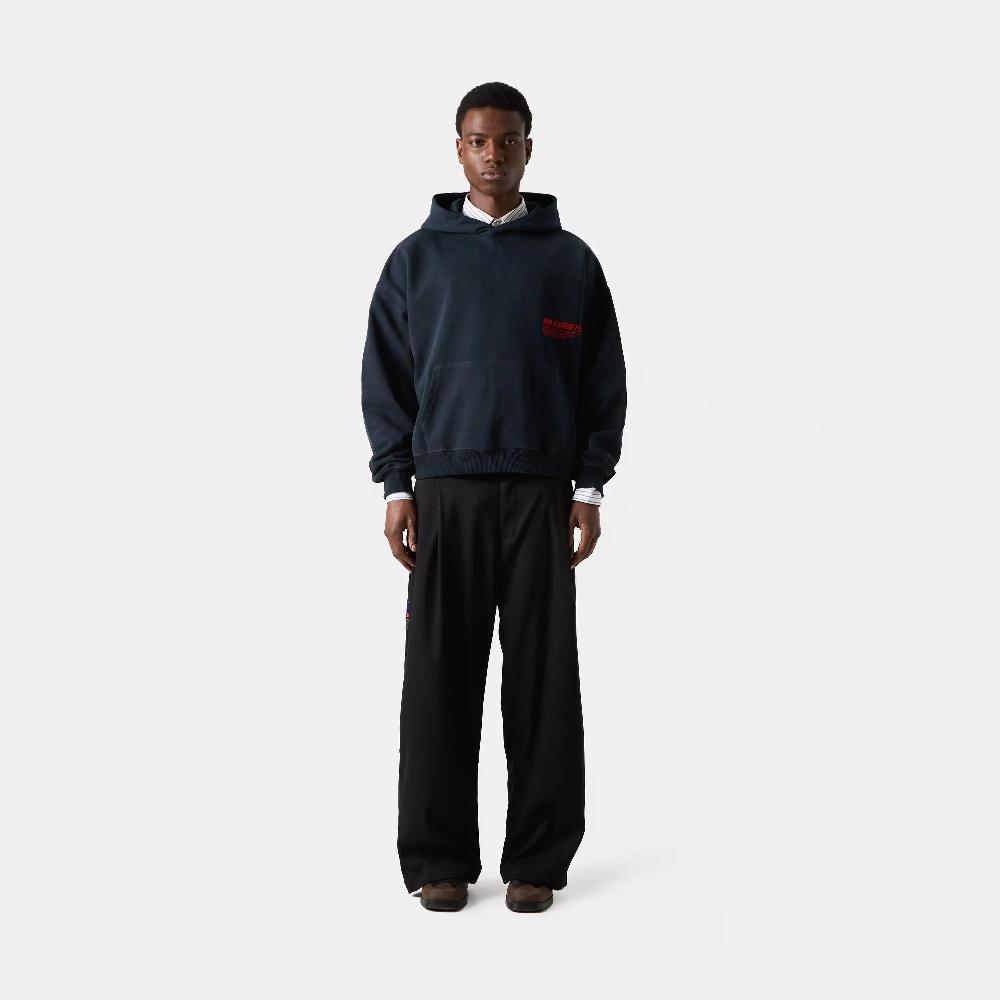 ﻿Eme Roots Navy Oversized Hoodie Promoción trimestral
