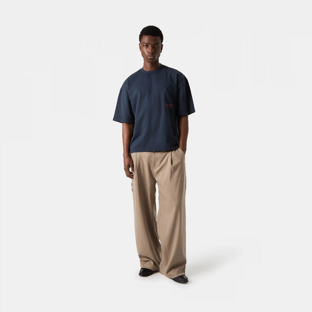 Eme Roots Navy Oversized Tee Grandes descuentos