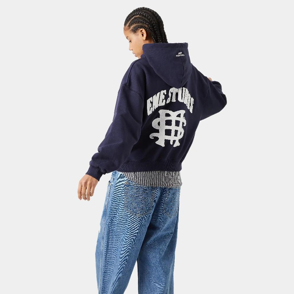 Eme Daily Navy Oversized Hoodie Venta caliente