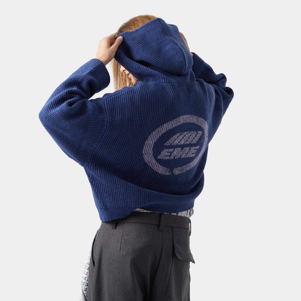 Eme Anon Indigo Knit Full Zip Rebajas online