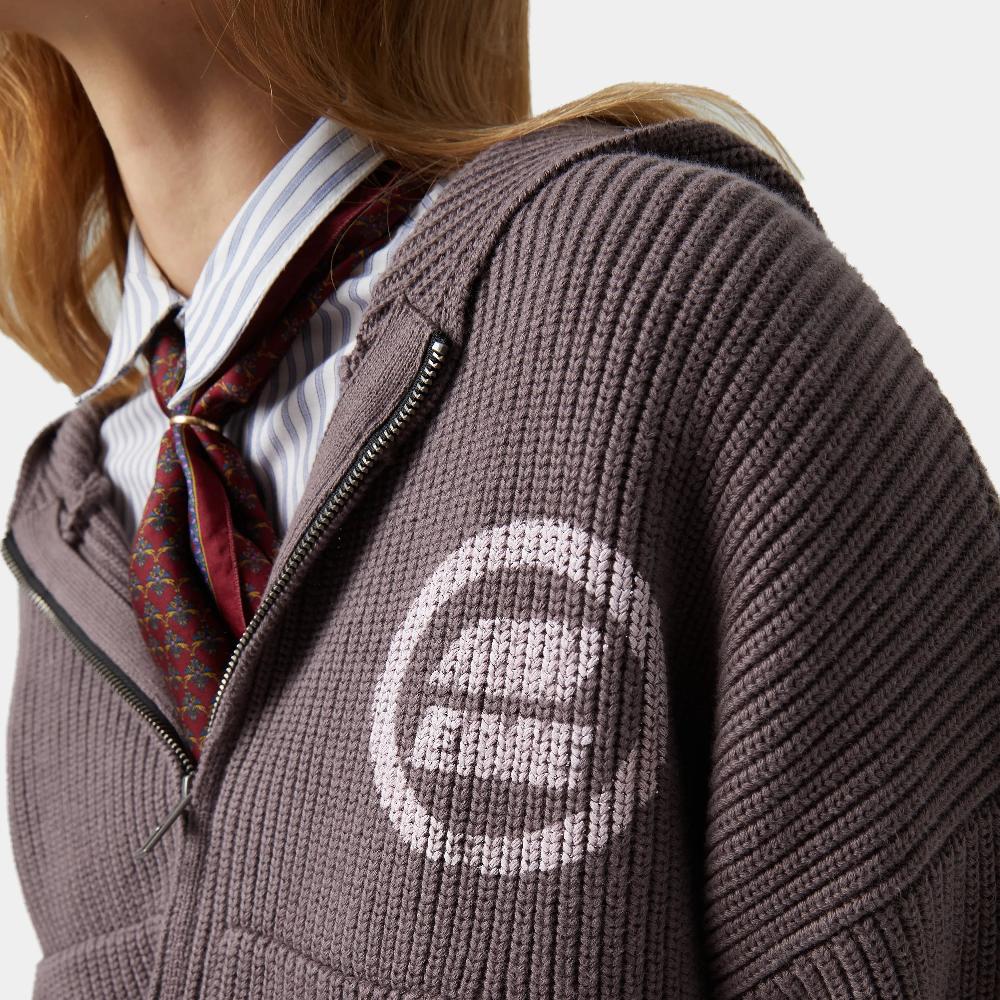 Eme Anon Antracite Knit Full Zip Rebajas top