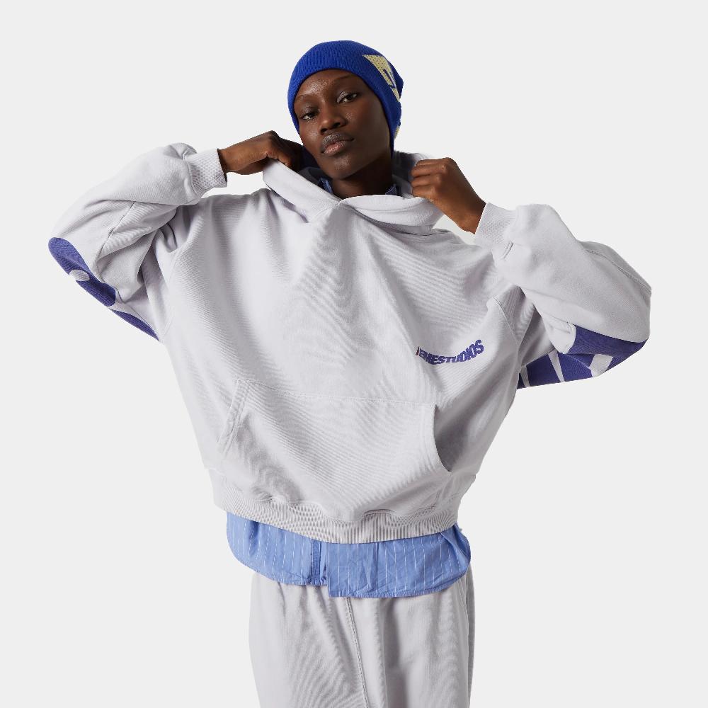 Eme Yalo Heather Grey Oversized Hoodie Últimos 2 días