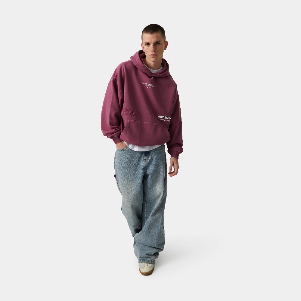 Eme Jack Merlot Oversized Hoodie Solo hoy