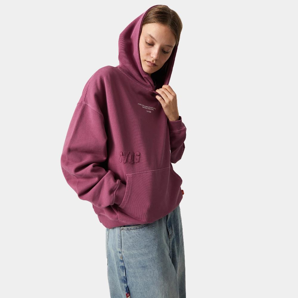 Eme Jack Merlot Oversized Hoodie Solo hoy
