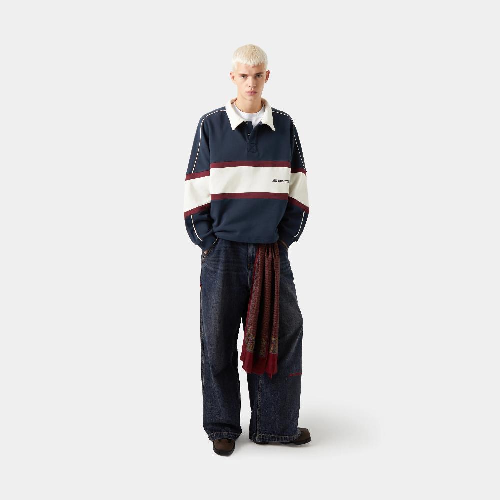 Eme Whiz Navy Polo Sweatshirt Oferta especial de fábrica