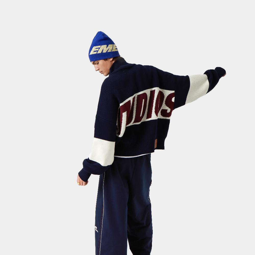 Eme Thrill Navy Zipper Knit Solo queda un día