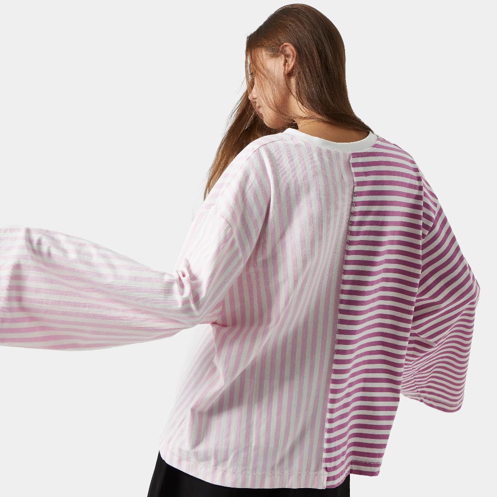 Eme Roguish Fucsia Striped Long Sleeve Tienda de fábrica
