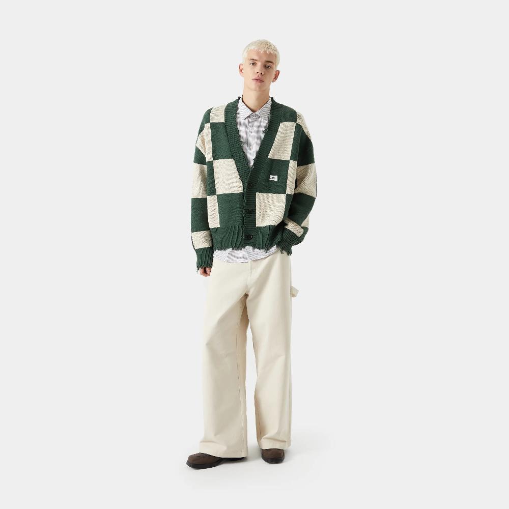Eme Ivy Square Off Sand Port Jacquard Knit Cardigan Descuentos del mes