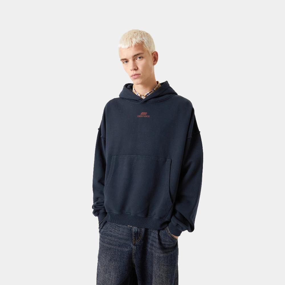 Eme Whiz Navy Oversized Hoodie Grandes ahorros