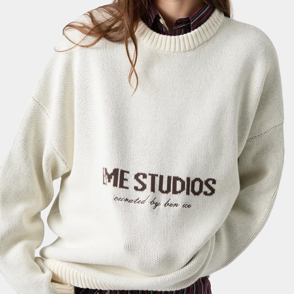 Eme Master Off Sand Knit Sweater Outlet