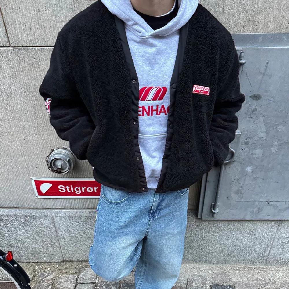 Eme Flag CPH Heather Grey Hoodie Ventas relámpago