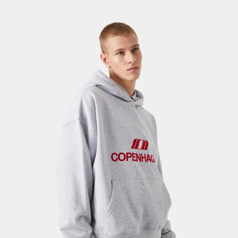 Eme Flag CPH Heather Grey Hoodie Ventas relámpago
