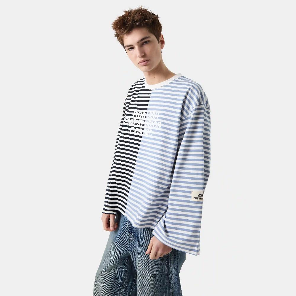 Eme Roguish Blue Striped Long Sleeve Tienda