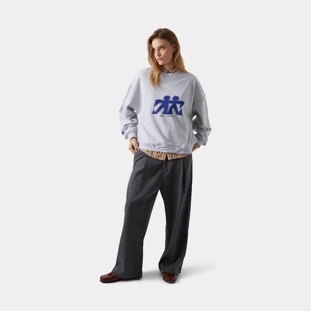 Eme Mbuddy Grey Oversized Crewneck Limitado a 3 días