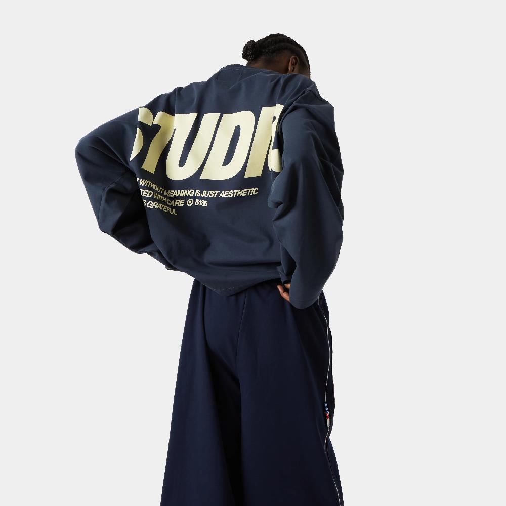 Eme Thrill Navy Long Sleeve Ahorra y exporta