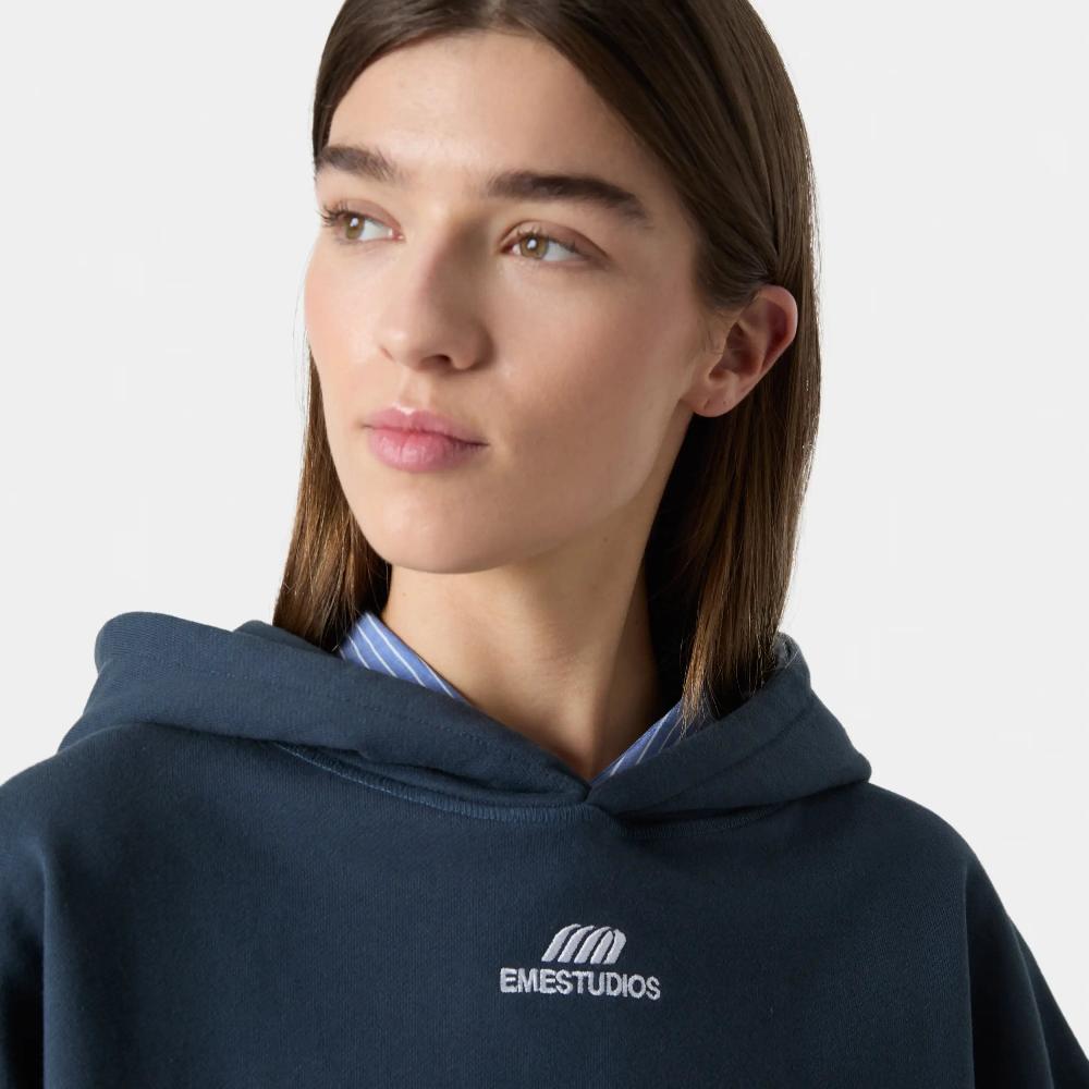 Eme Basic Navy Oversized Hoodie Libre de impuestos