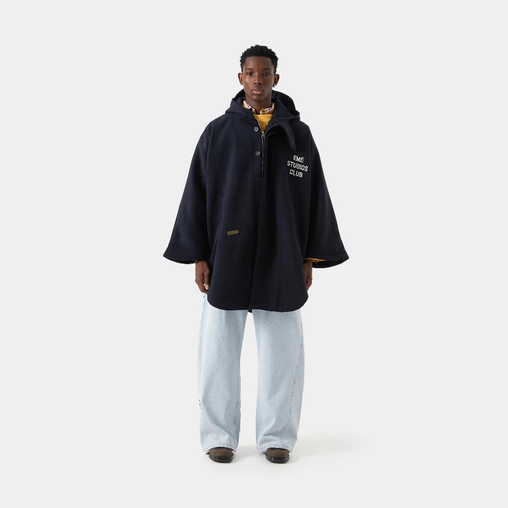 Eme Ezio Navy Coat Descuentos del mes