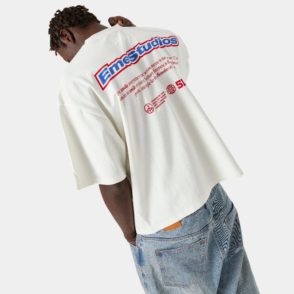 Eme Grin Blued Oversized Tee Los más vendidos