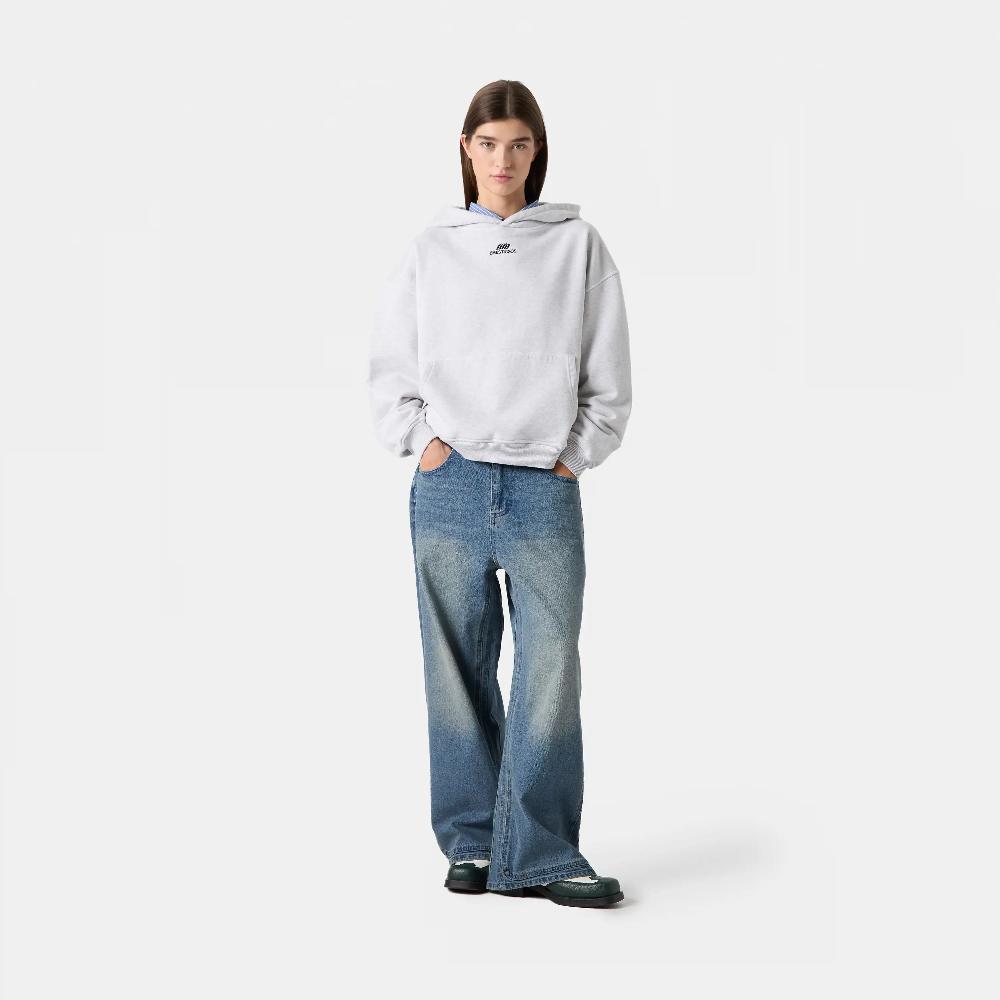 Eme Basic Heather Grey Oversized Hoodie Ventas relámpago