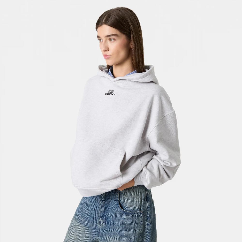 Eme Basic Heather Grey Oversized Hoodie Ventas relámpago