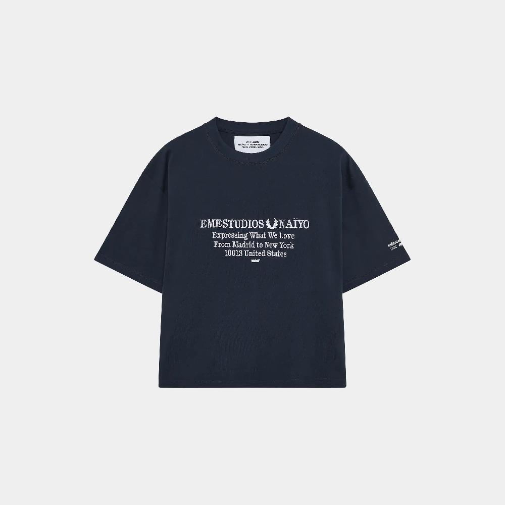 Eme EmeXNaiyo Navy Tee Rebajas top