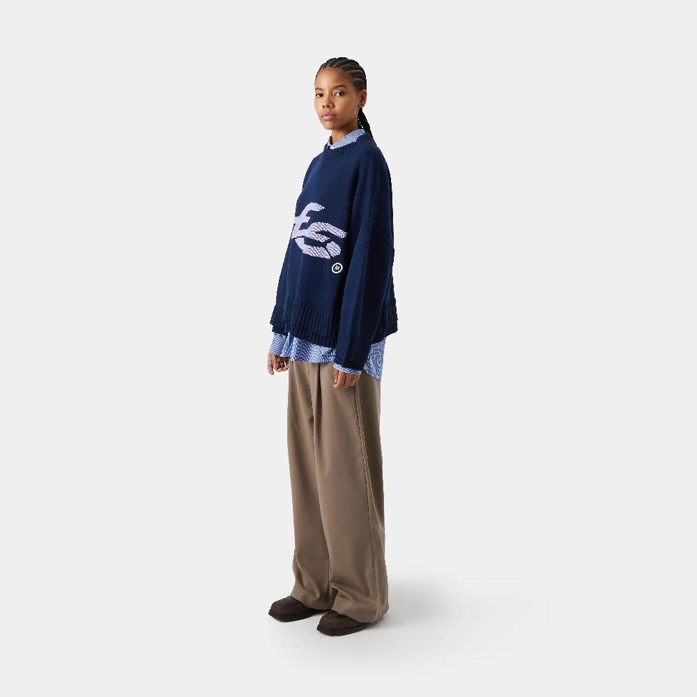 Eme Bryss Navy Knit Promoción por tiempo limitado