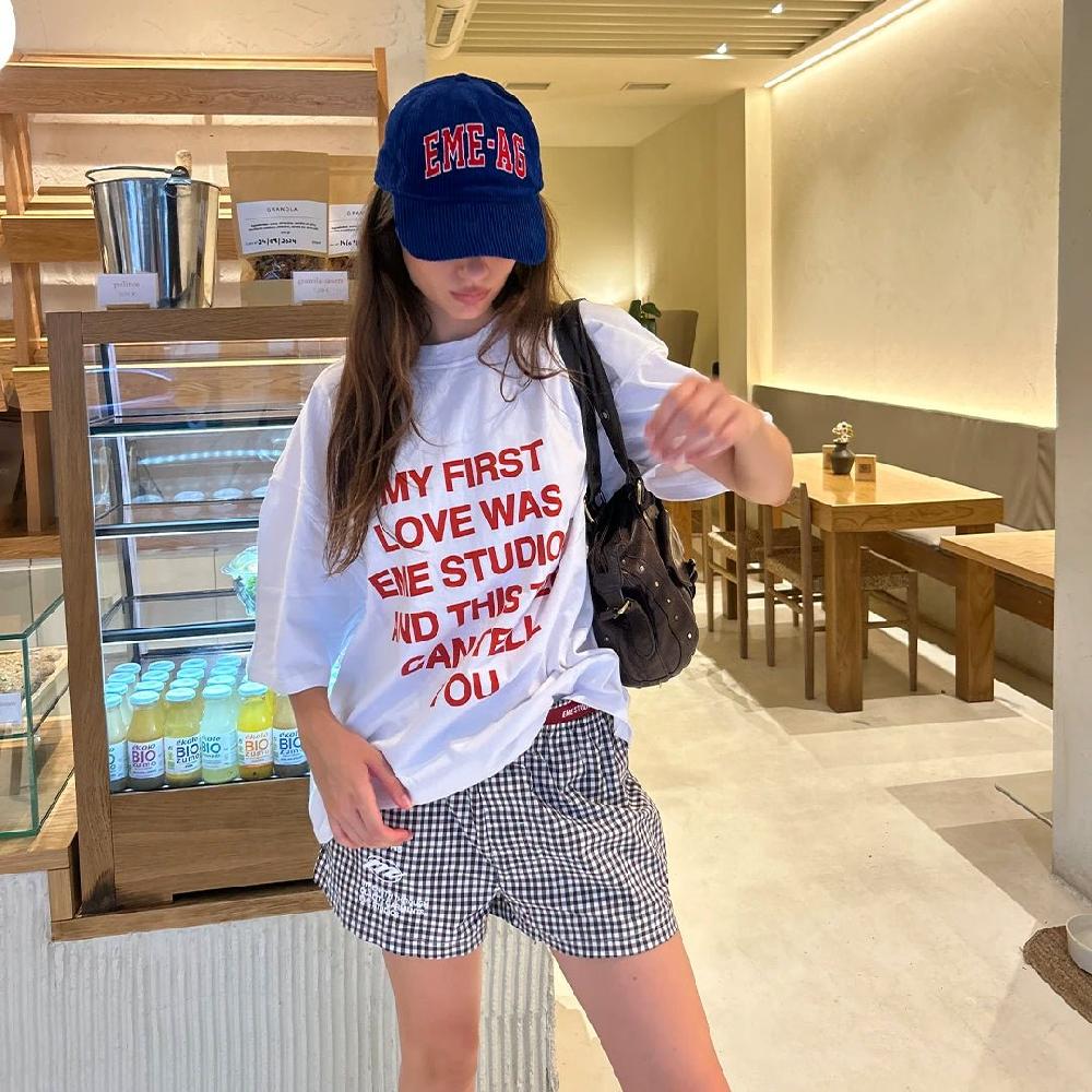 Eme One Love Pearl Oversized Tee Rebajas de fábrica