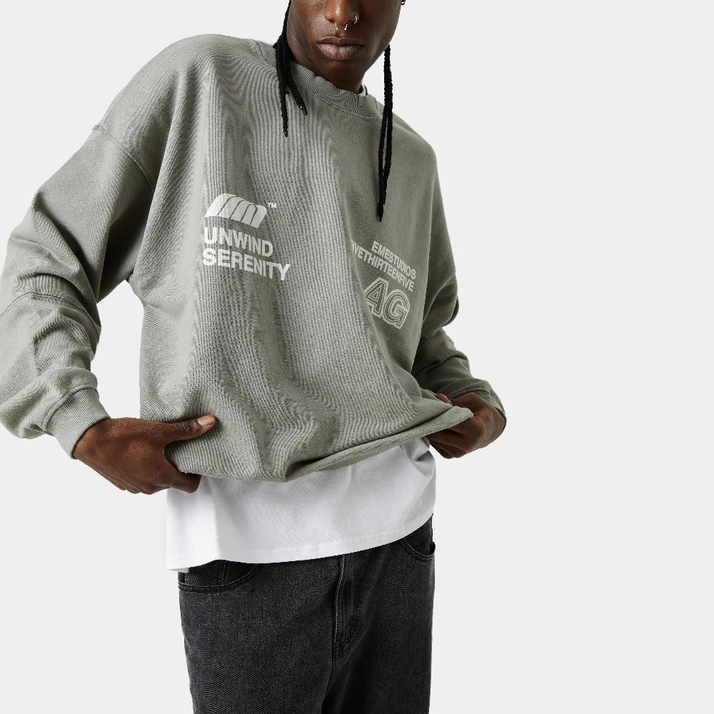 Eme Serenity Pebble Oversized Crewneck Los más vendidos