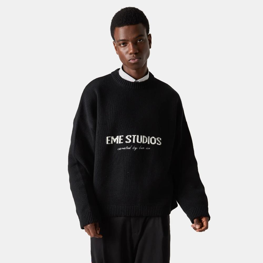 Eme Master Flag Shadow Knit Sweater Ventas relámpago
