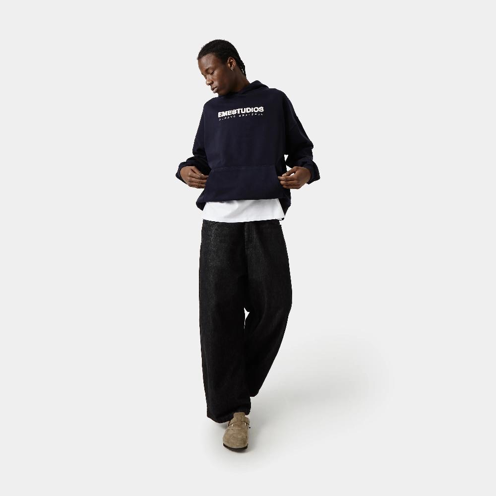 Eme Unwind Dark Navy Oversized Hoodie Promoción trimestral