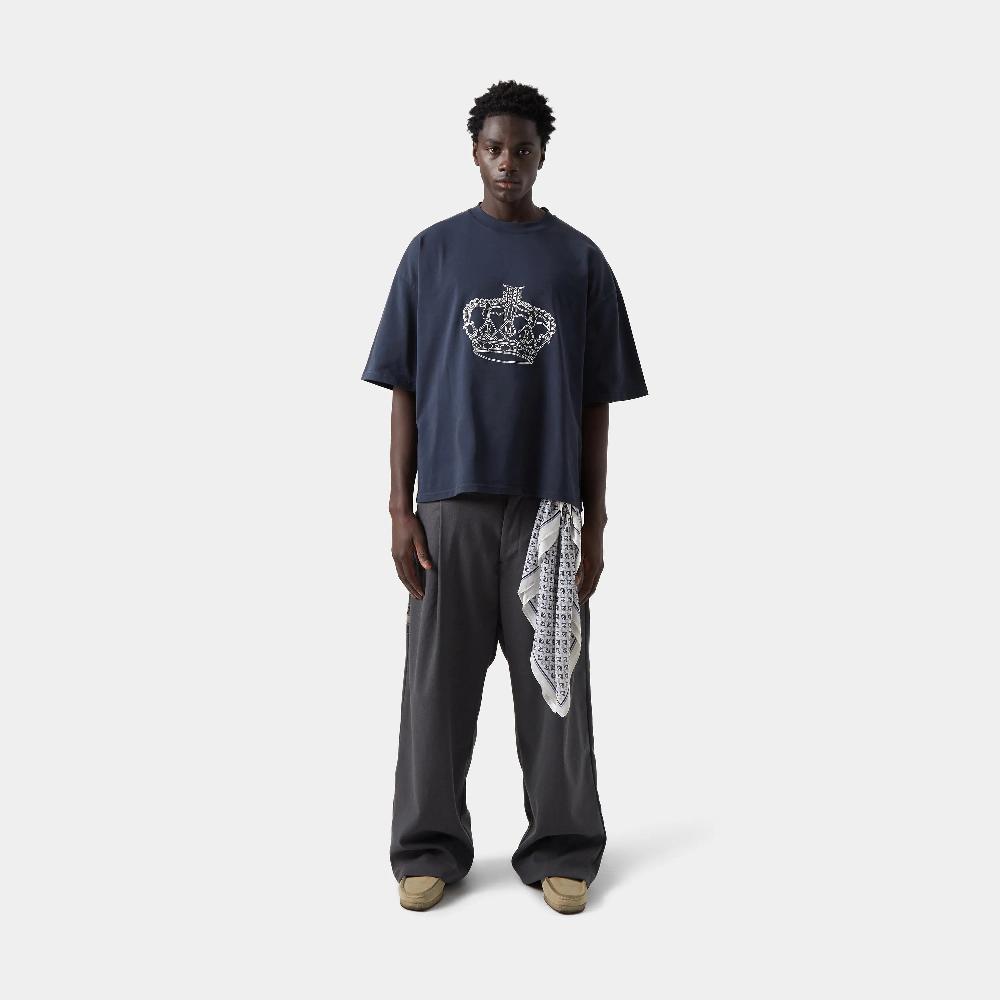 Eme Crown Navy Oversized Tee Ofertas