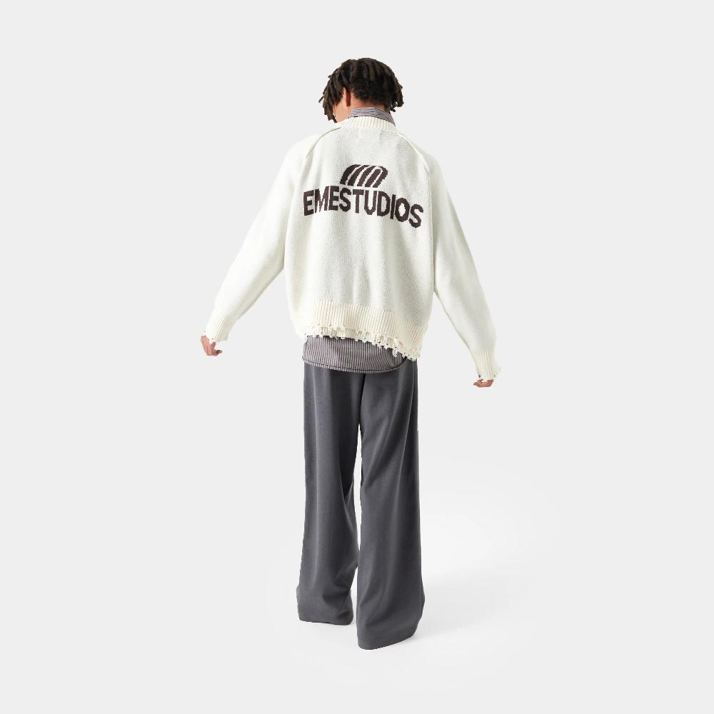 Eme Fray Off Sand Knit Sweater En oferta