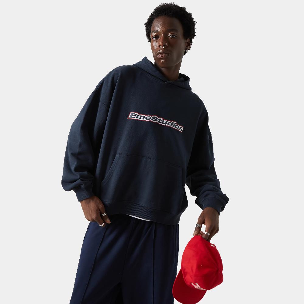 Eme Box Navy Oversized Hoodie Envío gratis