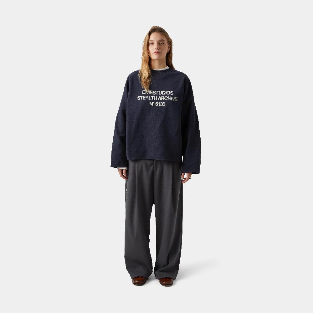 Eme Stealth Navy Reverse Crewneck Últimos 2 días