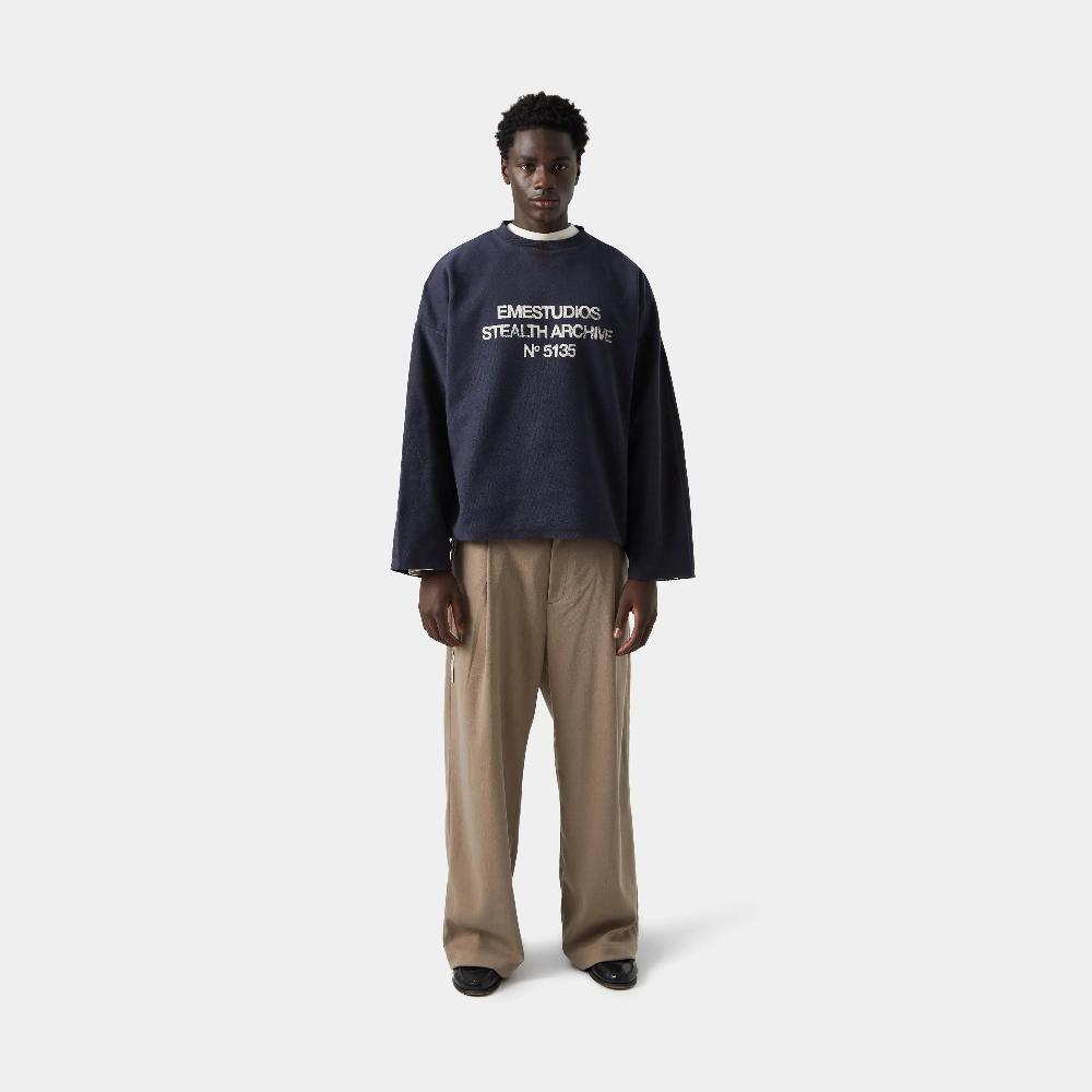 Eme Stealth Navy Reverse Crewneck Últimos 2 días