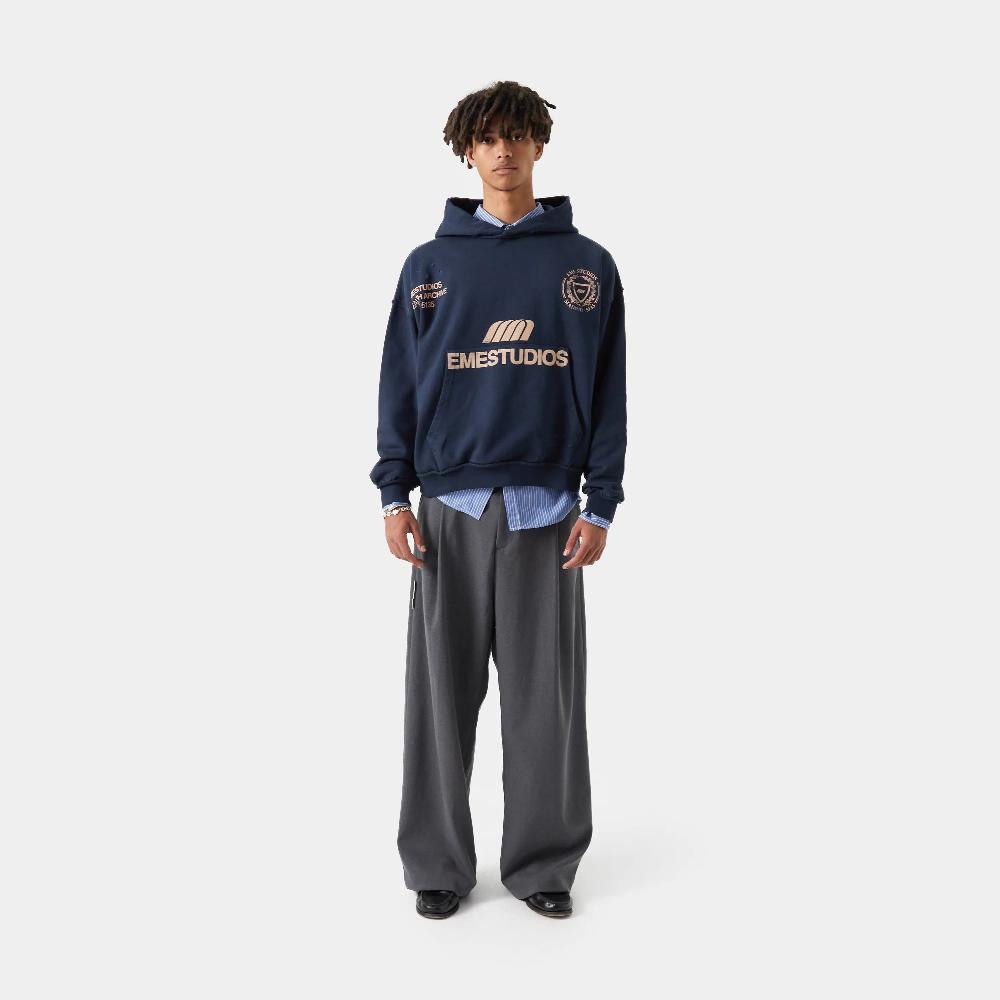 Eme Stealth Navy Oversized Hoodie Precio de fábrica