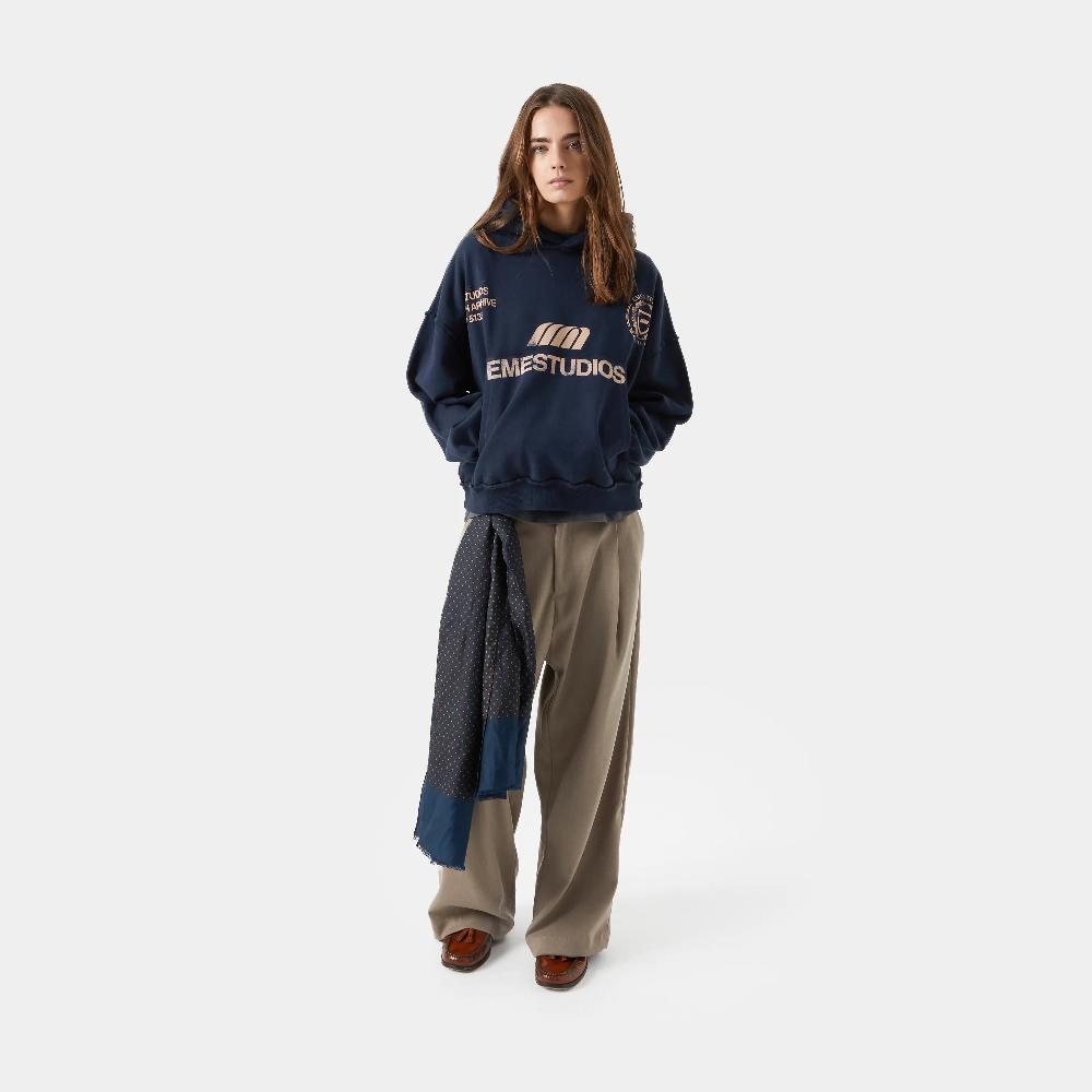 Eme Stealth Navy Oversized Hoodie Precio de fábrica