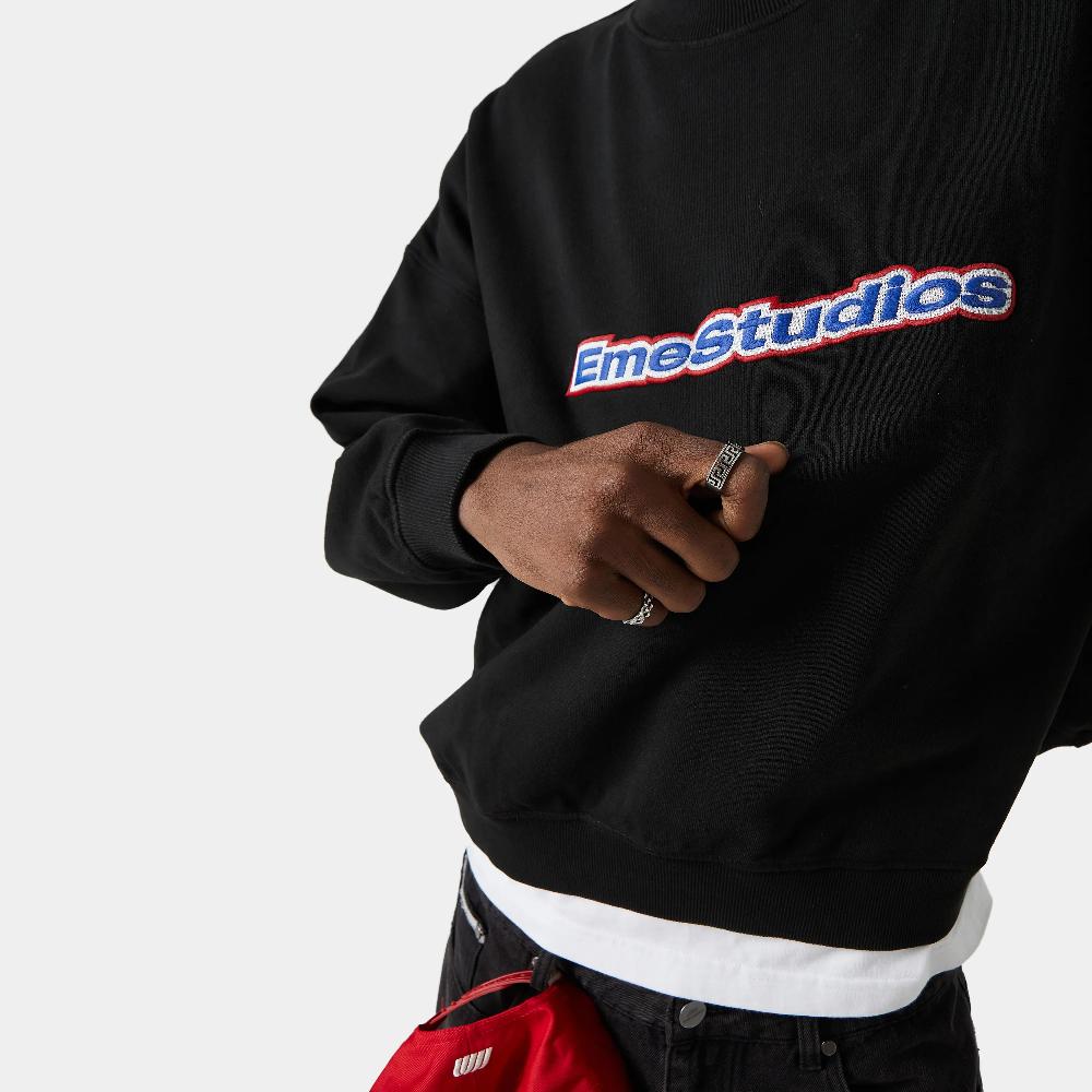 Eme Box Shadow Oversized Crewneck Superdescuento