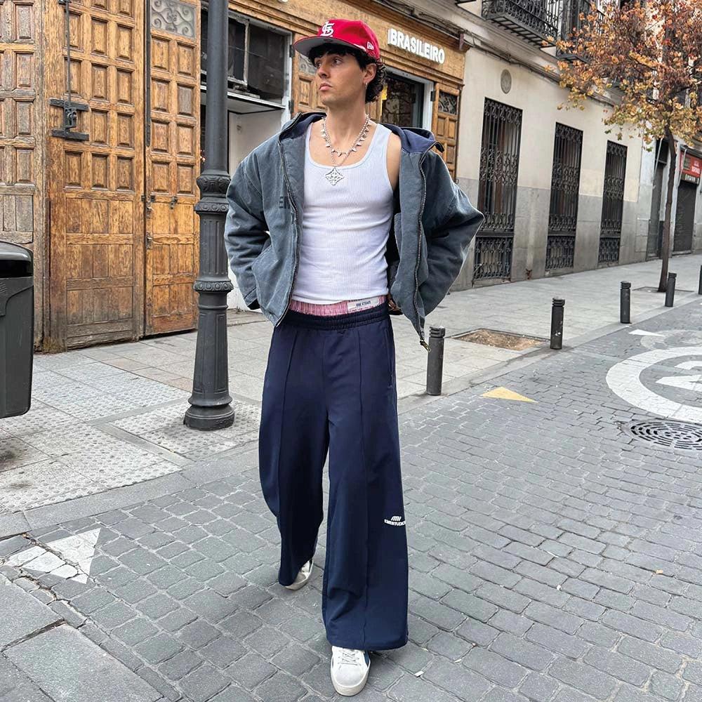 Eme Somm Pleat Baggy Sweatpants Tienda de fábrica