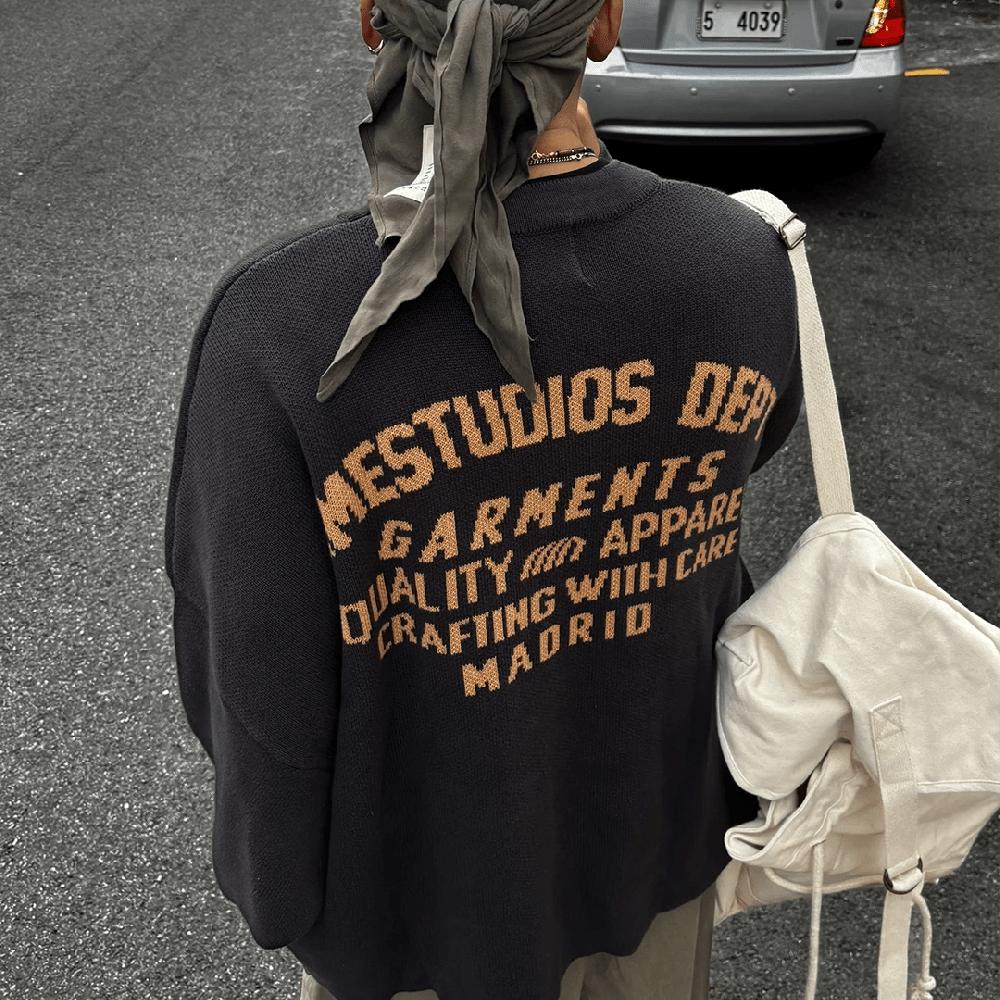 Eme Department Forest Jacquard Oversized Knit Descuentos del mes