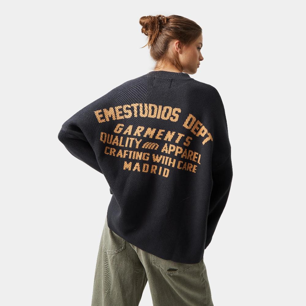 Eme Department Forest Jacquard Oversized Knit Descuentos del mes