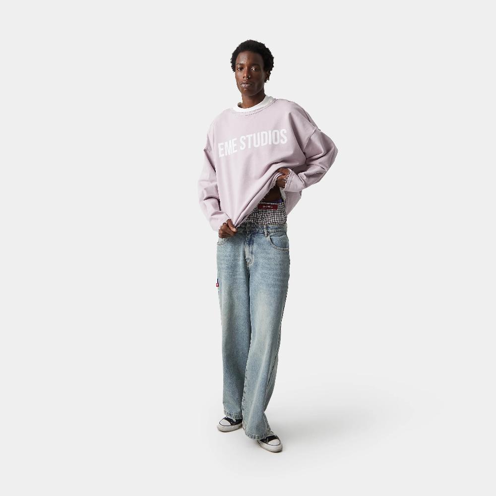 Eme Hectic Calcite Reverse Crewneck Descuento por venta flash