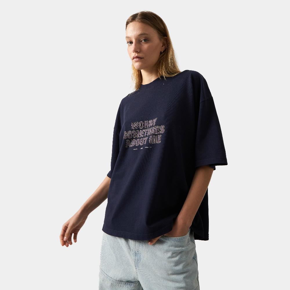 Eme Target Navy Oversized Tee Ofertas