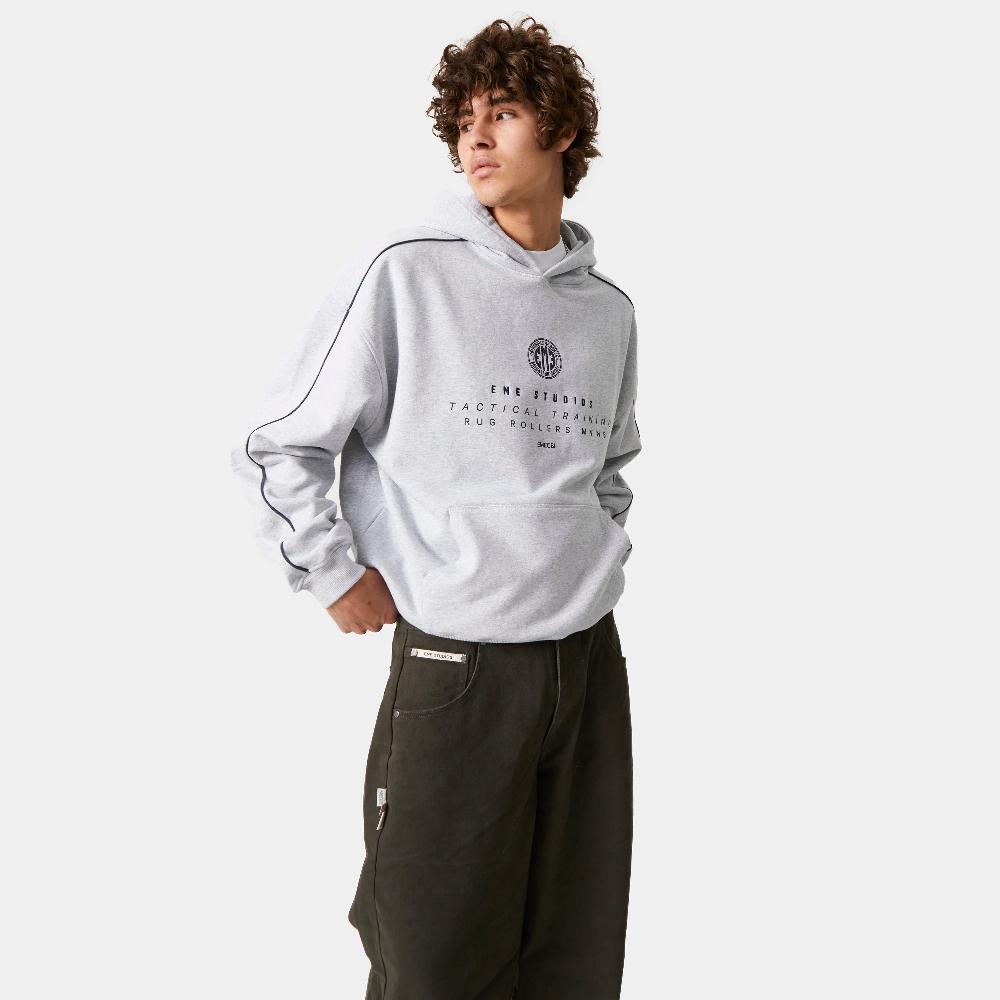 Eme Fraser Grey Oversized Hoodie Tienda