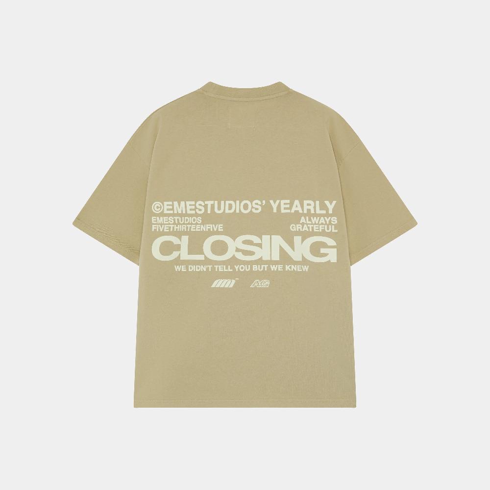 Eme Closing Moss Oversized Tee Oferta especial