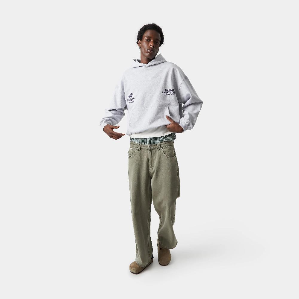 Eme Horse Heather Grey Oversized Hoodie Solo queda un día