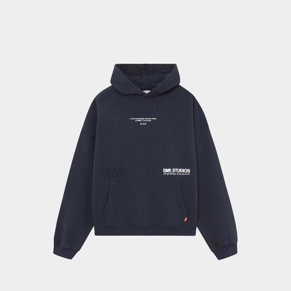 Eme Jack Navy Oversized Hoodie Liquidación
